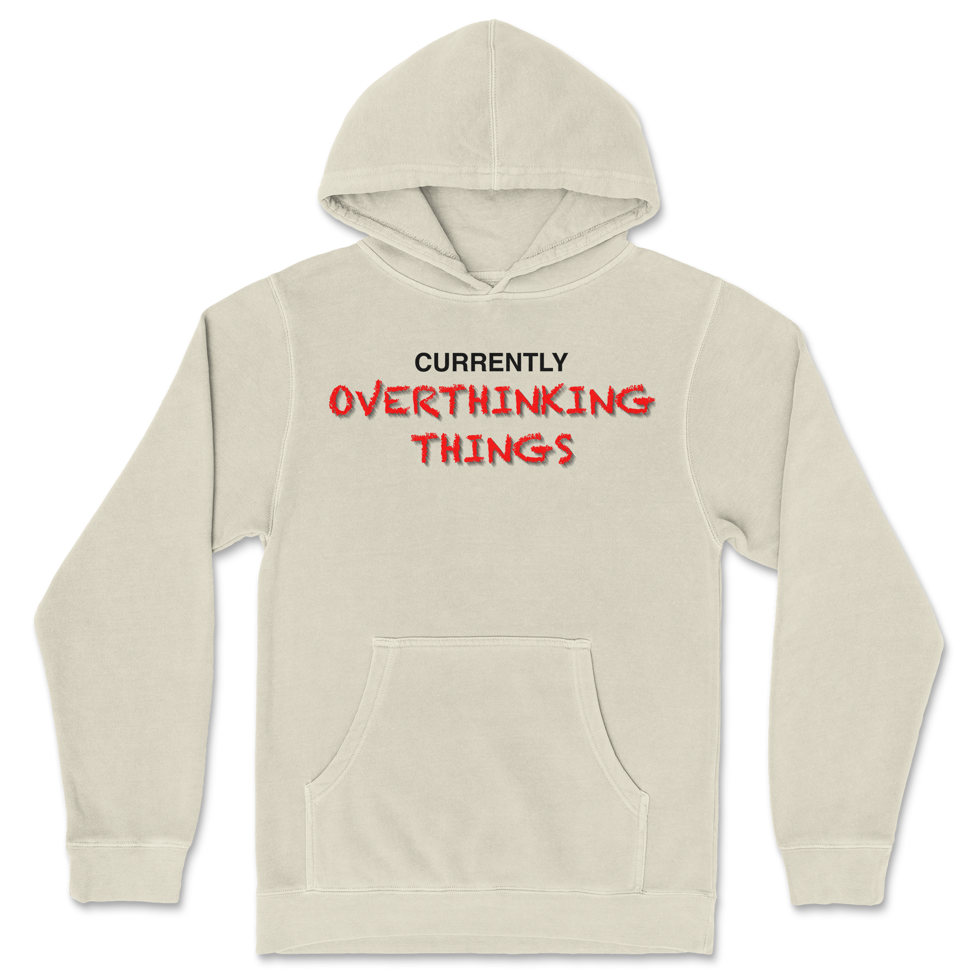 Independent Clothing Co. Hoodie For Our Lil Overthinker in Ivory