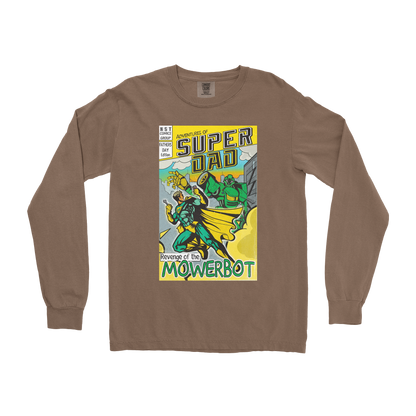 Comfort Colors Long Sleeve Super Dad in Espresso