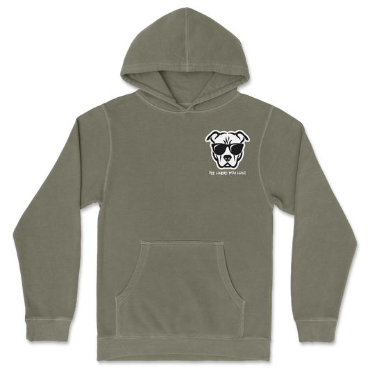 Independent Clothing Co. Hoodie Pee Where You Want  in Olive