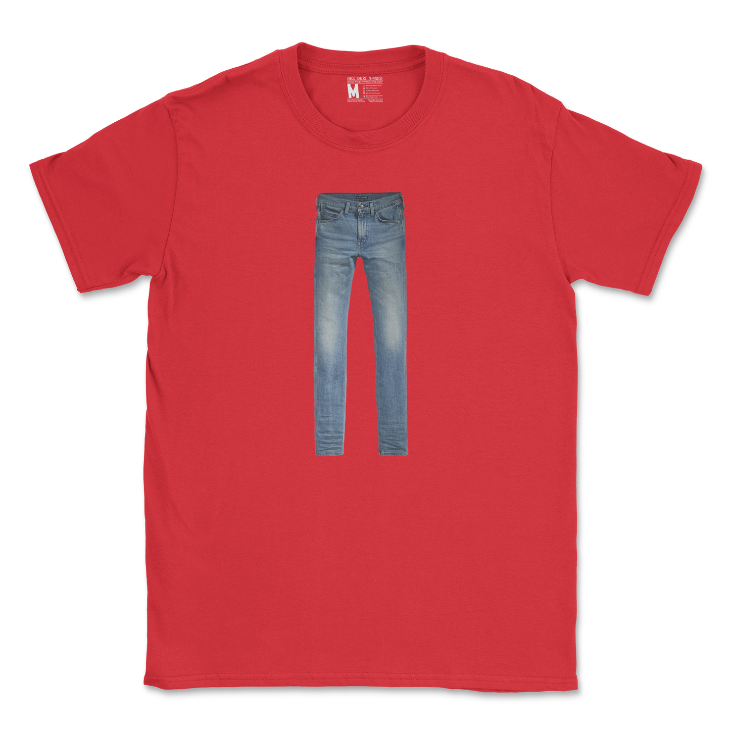 Gildan SoftStyle T-Shirt Pants in Red