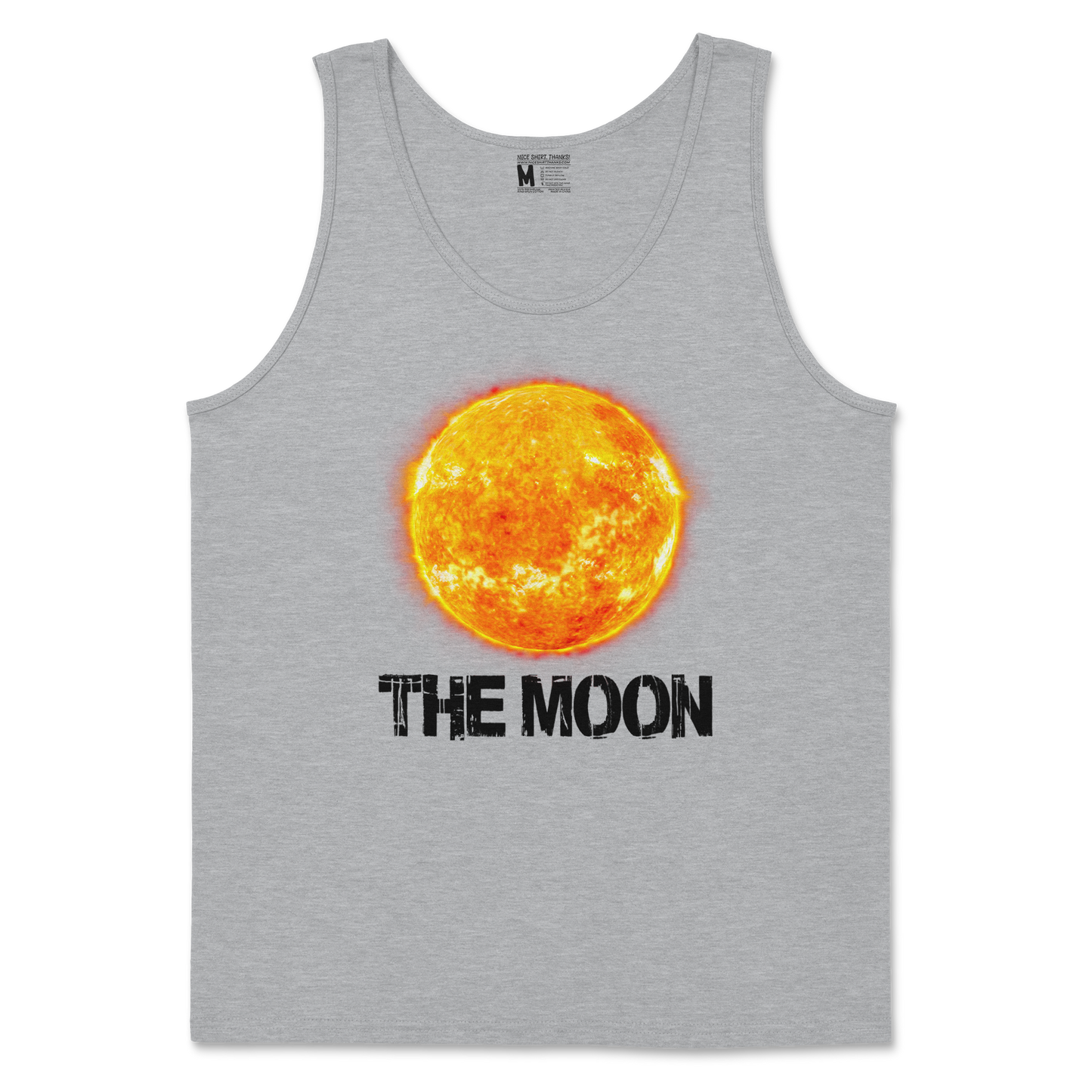 Heavy Blend Tank Top the moon in SportsGrey