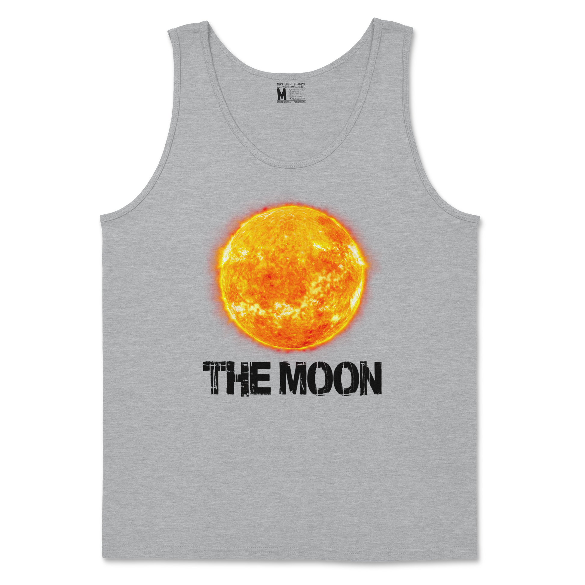 Heavy Blend Tank Top the moon in SportsGrey