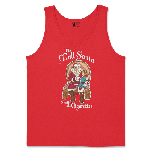 Gildan SoftStyle Tank Top Mall Santa  in Red