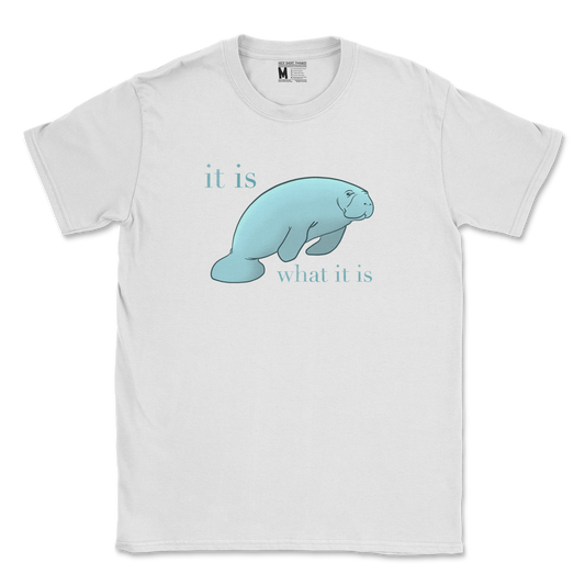 Gildan SoftStyle T-Shirt Manatee in White