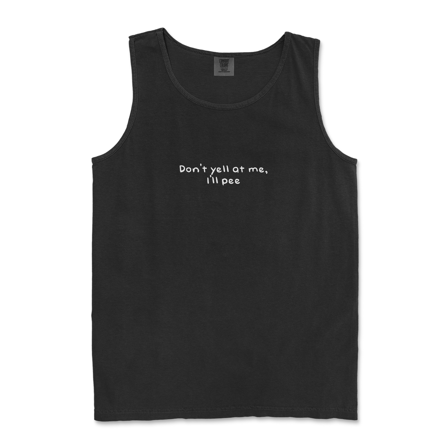 Comfort Colors Tank Top Dont Yell in Black