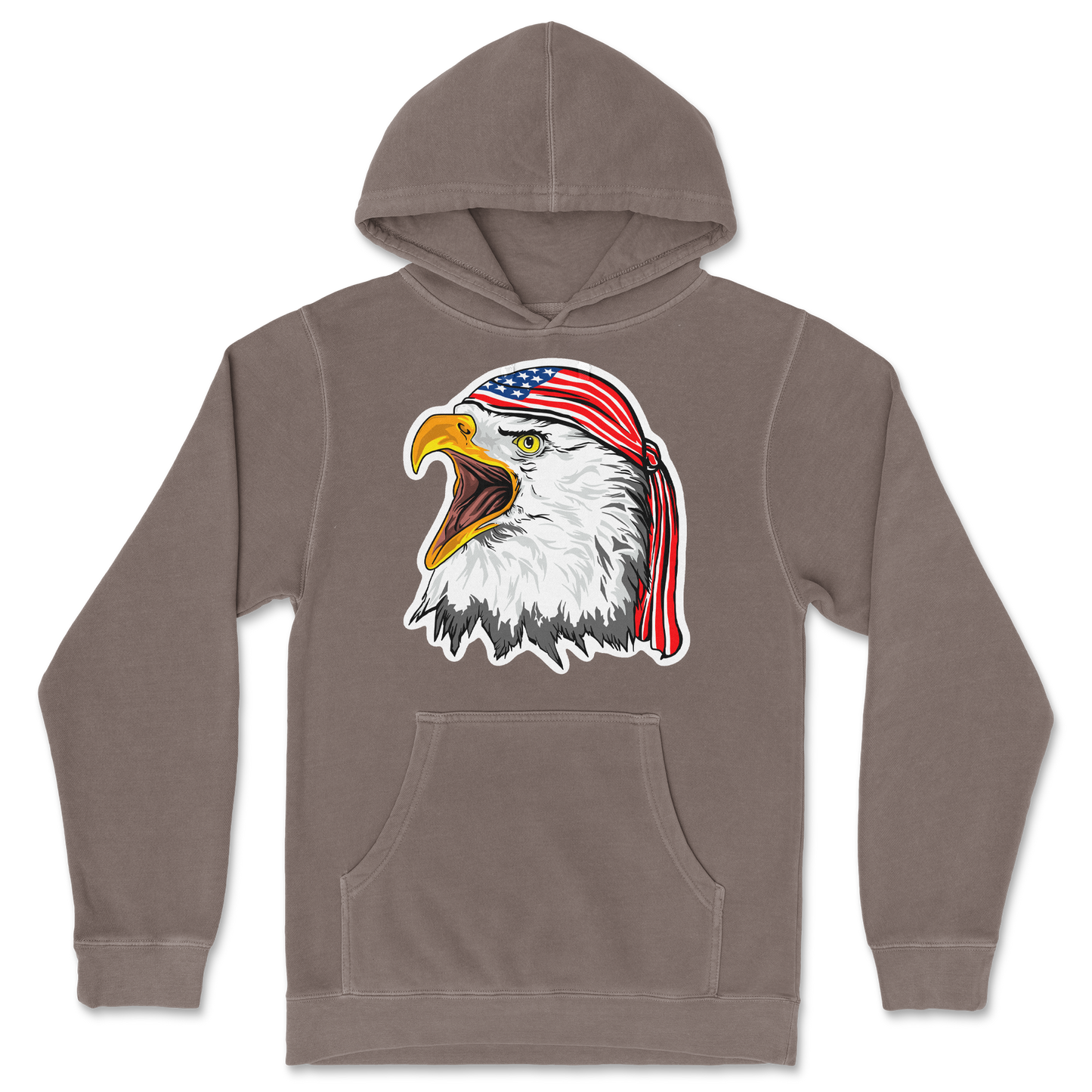 Independent Clothing Co. Hoodie Freedom Eagle in Clay