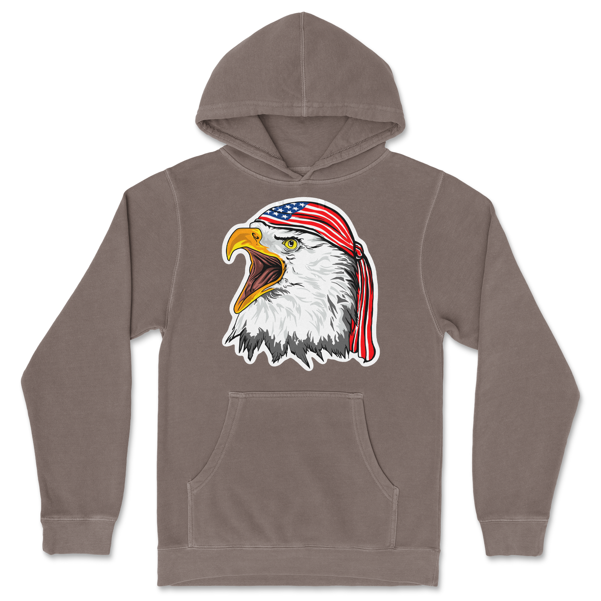 Independent Clothing Co. Hoodie Freedom Eagle in Clay