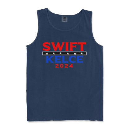 Comfort Colors Tank Top Swift Kelce 2024 in TrueNavy