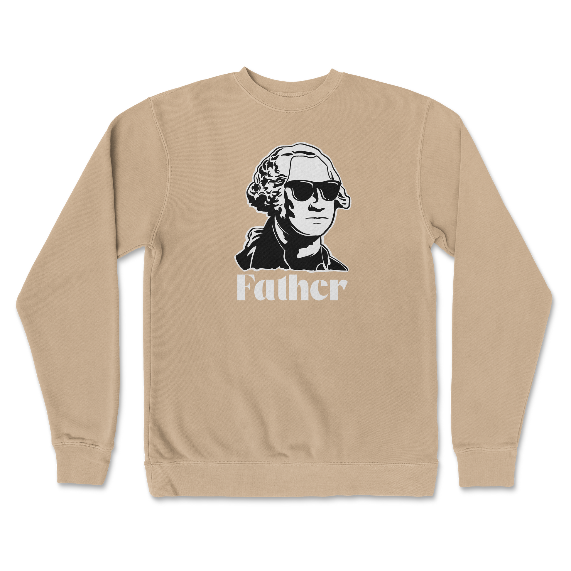 Independent Clothing Co. Crew Neck Father  in Sandstone