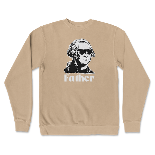 Independent Clothing Co. Crew Neck Father  in Sandstone