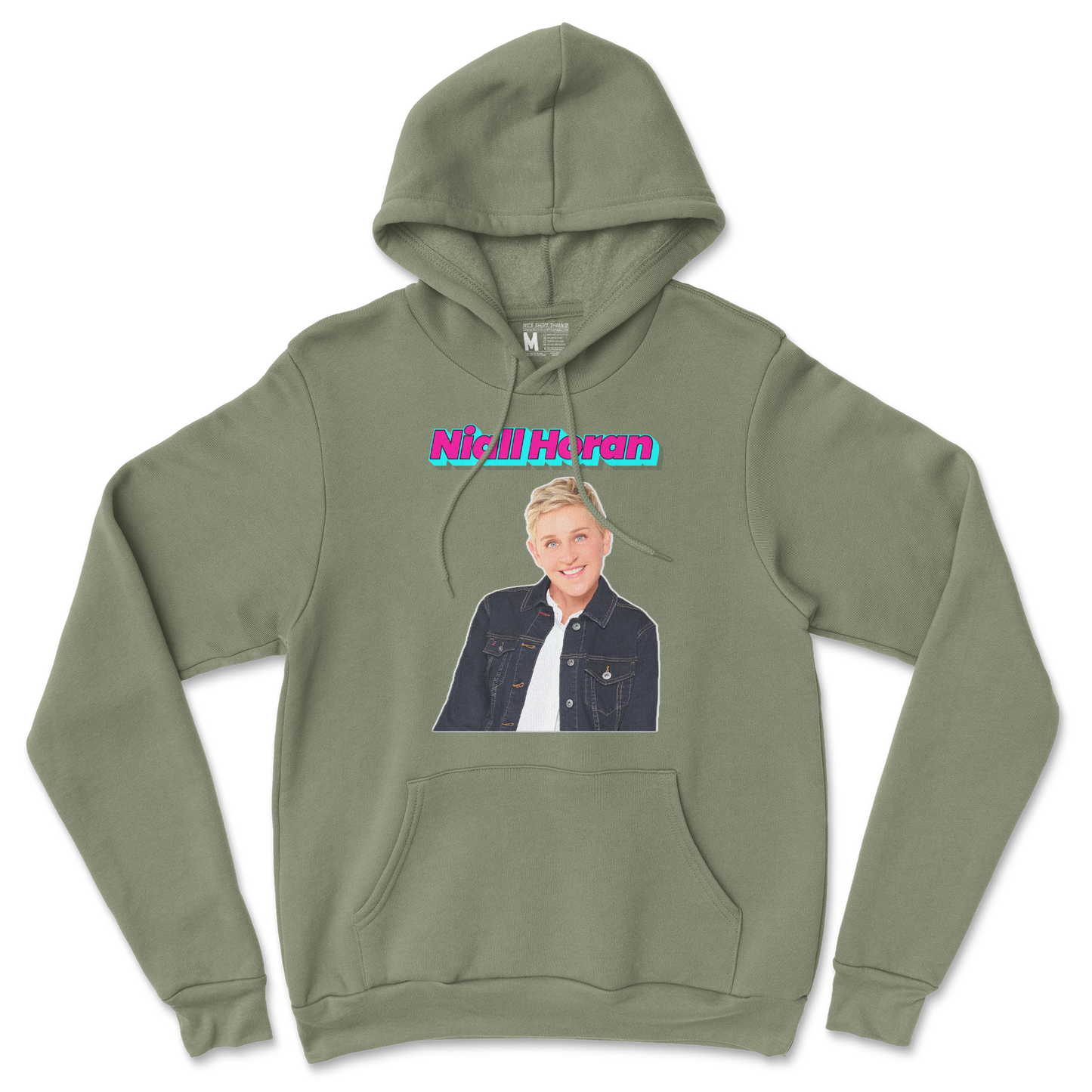 Gildan SoftStyle Hoodie Niall Horan in Military-Green