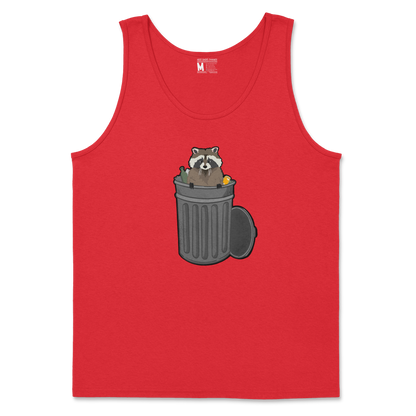 Gildan SoftStyle Tank Top Trash Panda Enthusiast in Red