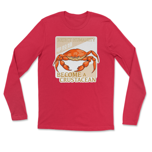 Heavy Blend Long Sleeve Embrace the Crab in Red