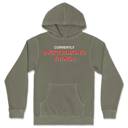 Independent Clothing Co. Hoodie For Our Lil Overthinker in Olive