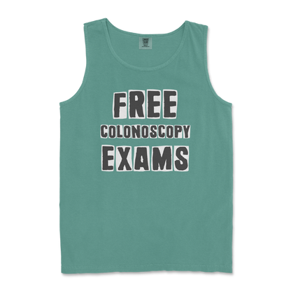 Comfort Colors Tank Top Free Colonoscopy Exams in LightGreen