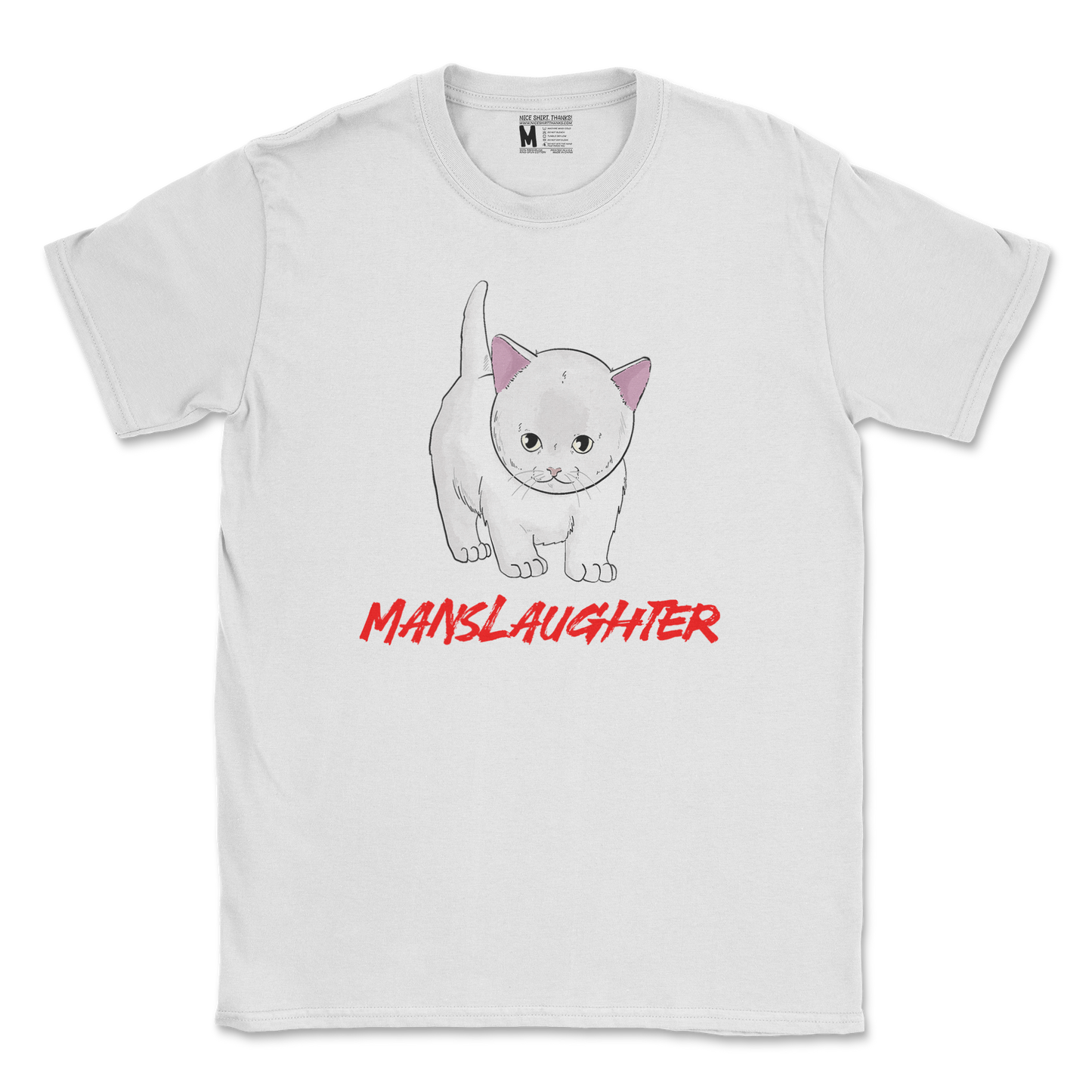 Gildan SoftStyle T-Shirt Manslaughter in White