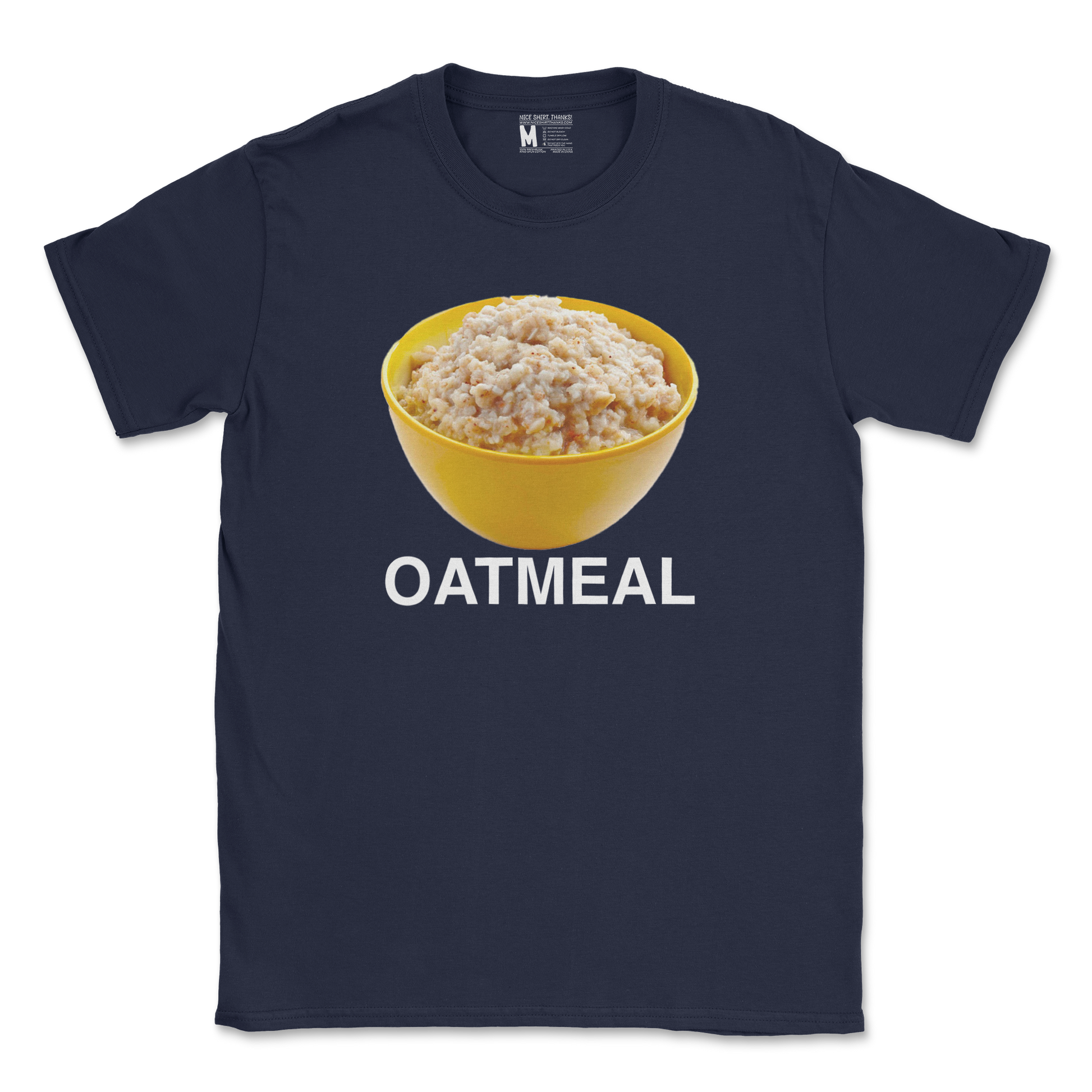 Gildan SoftStyle T-Shirt Oatmeal in Navy