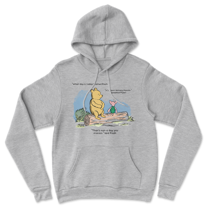 The Nice Shirt Hoodie Winnie the Pooh  in Grey-Heather