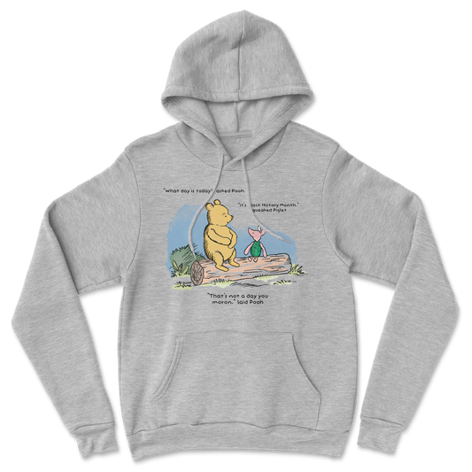 The Nice Shirt Hoodie Winnie the Pooh  in Grey-Heather