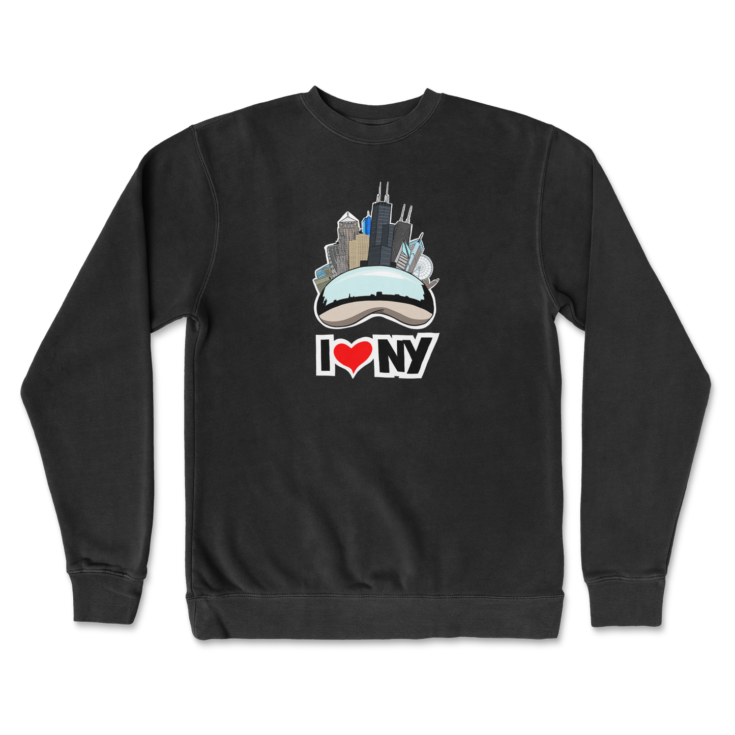 Independent Clothing Co. Crew Neck I Heart NY in Black