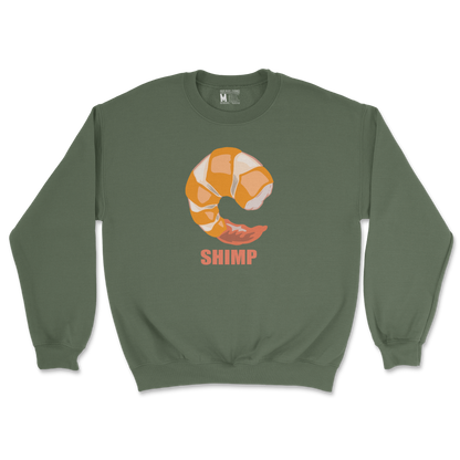 Gildan SoftStyle Crew Neck Shimp in Military Green