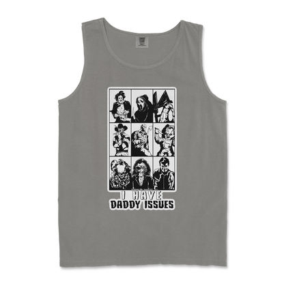 Comfort Colors Tank Top Daddy Issues  in Grey