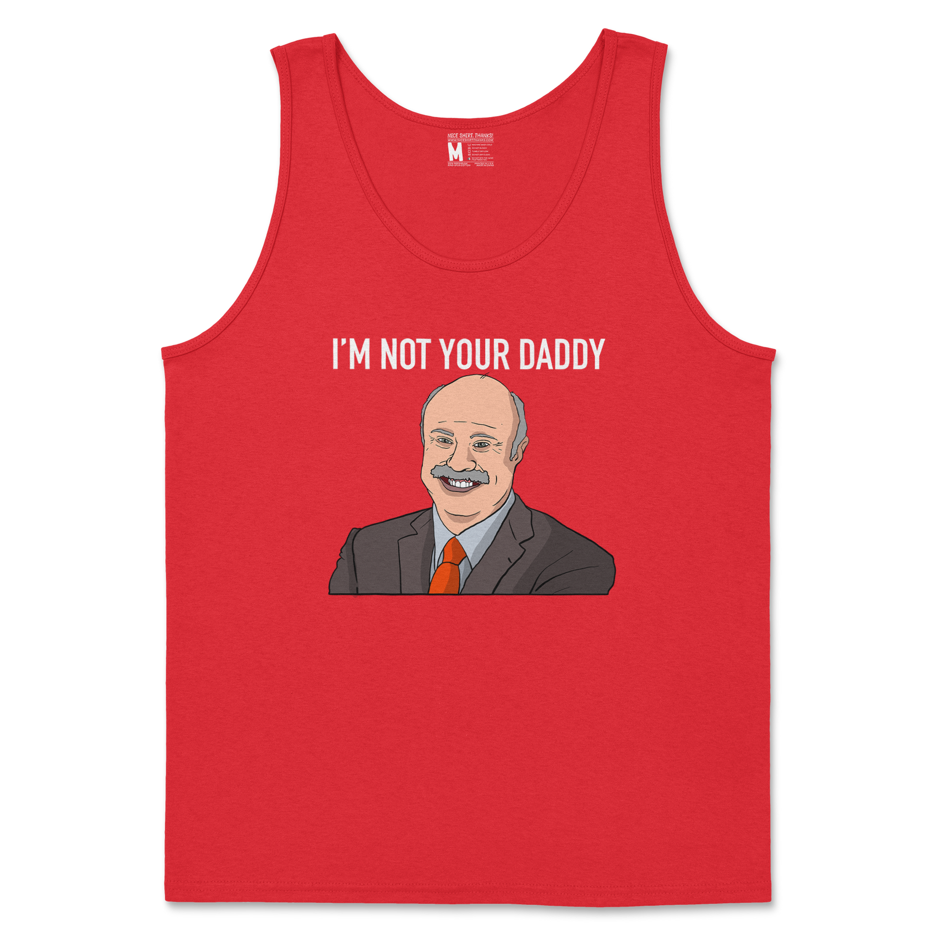 Gildan SoftStyle Tank Top Daddy Phil in Red