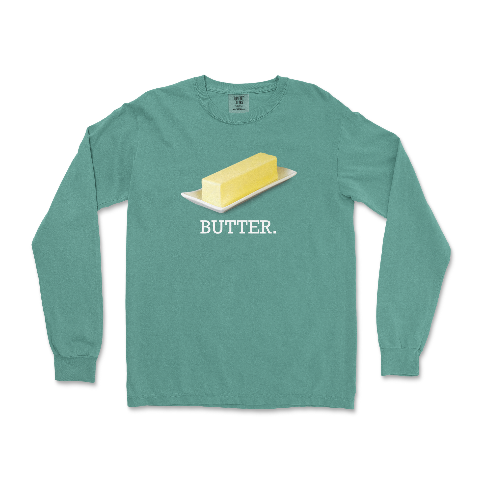 Comfort Colors Long Sleeve Butter in LightGreen