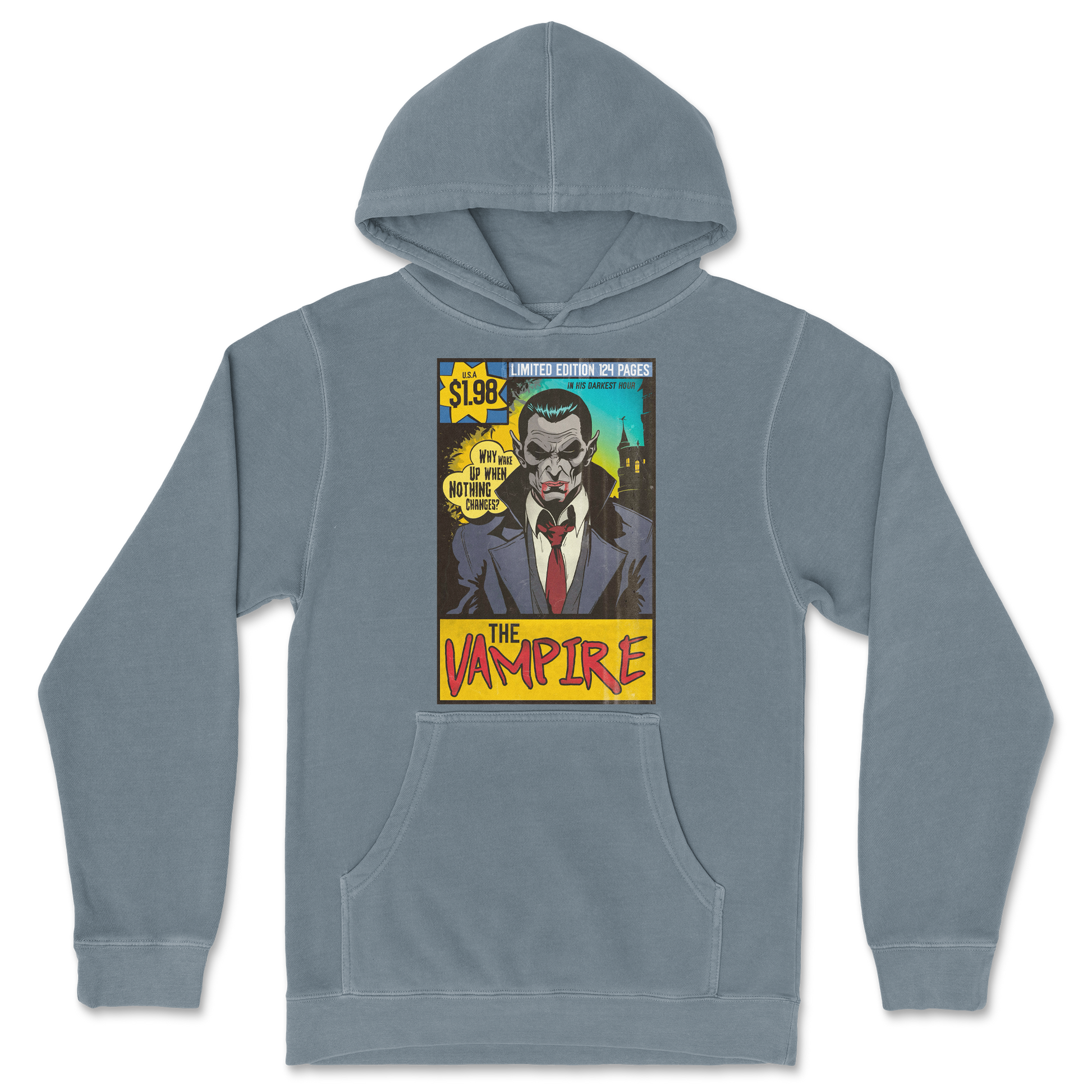 Independent Clothing Co. Hoodie Sad Vampire in Blue-Magic