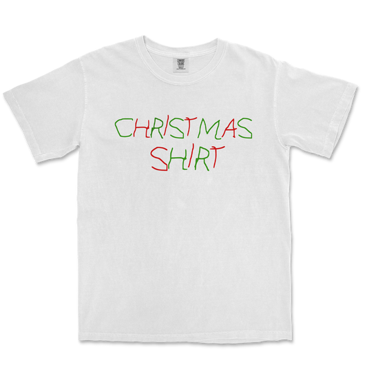 Comfort Colors T-Shirt Christmas Shirt in White