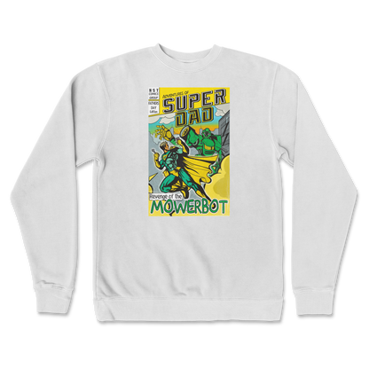 Independent Clothing Co. Crew Neck Super Dad in white