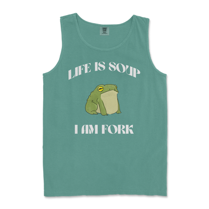 Comfort Colors Tank Top Life is Soup in LightGreen