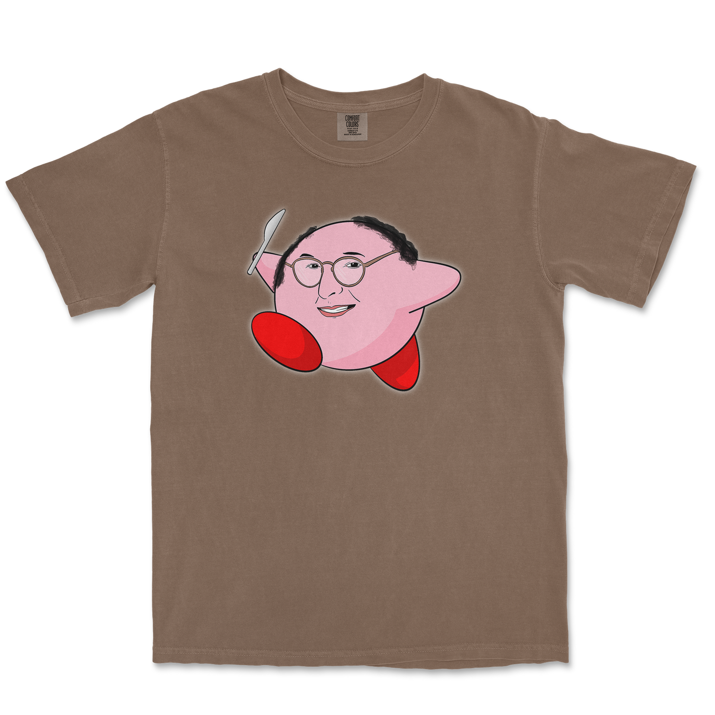 Comfort Colors T-Shirt Kirby George in Espresso