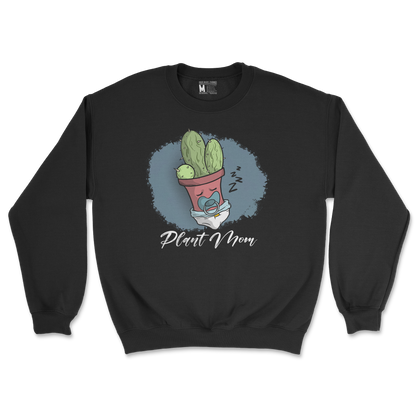 Gildan SoftStyle Crew Neck Plant Mom 2 in Black