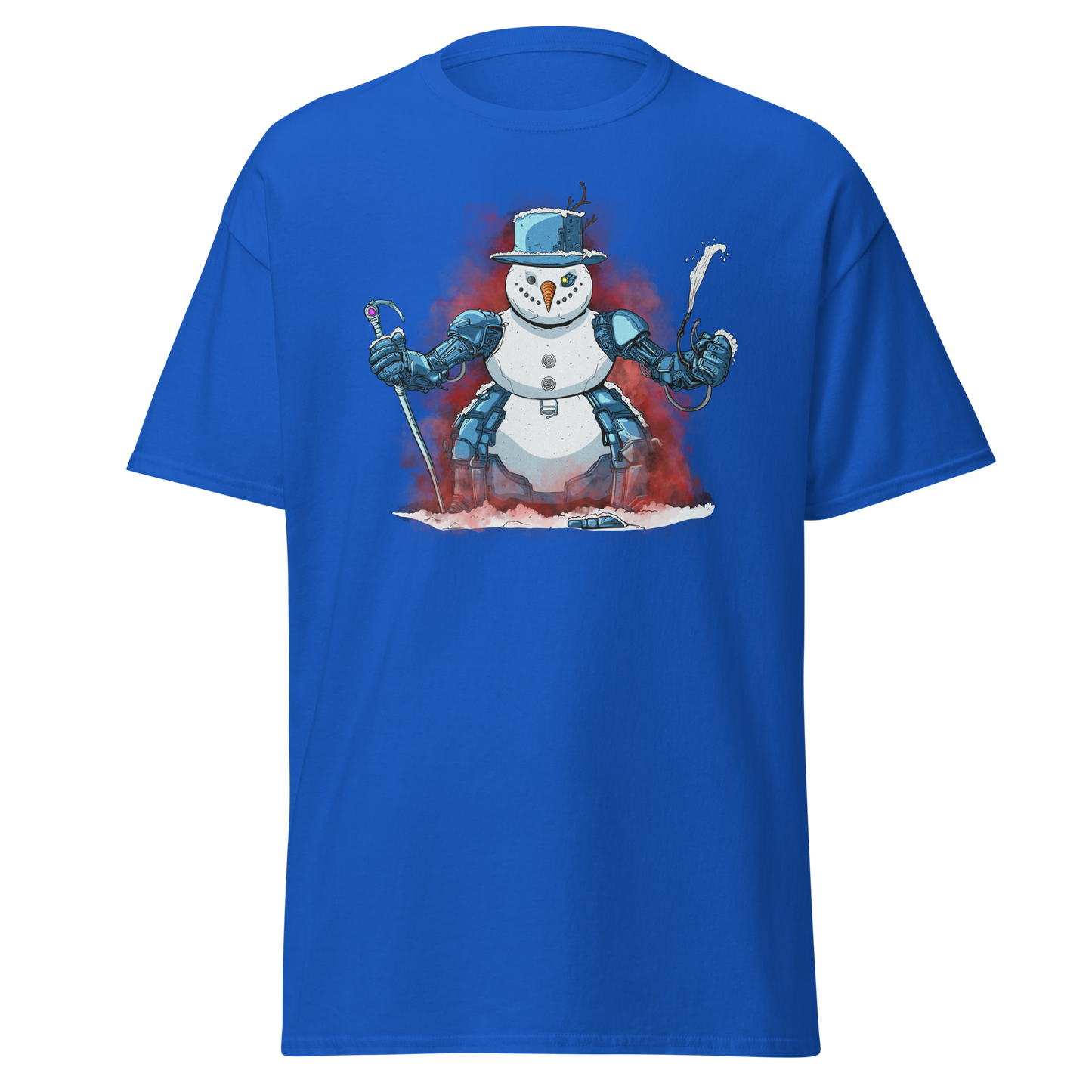 Cyborg Snowman T-Shirt