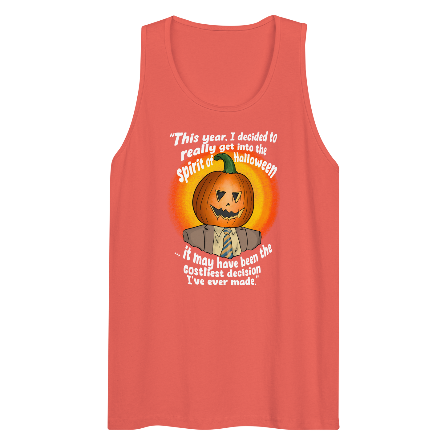 Pumpkin Dwight Tank Top