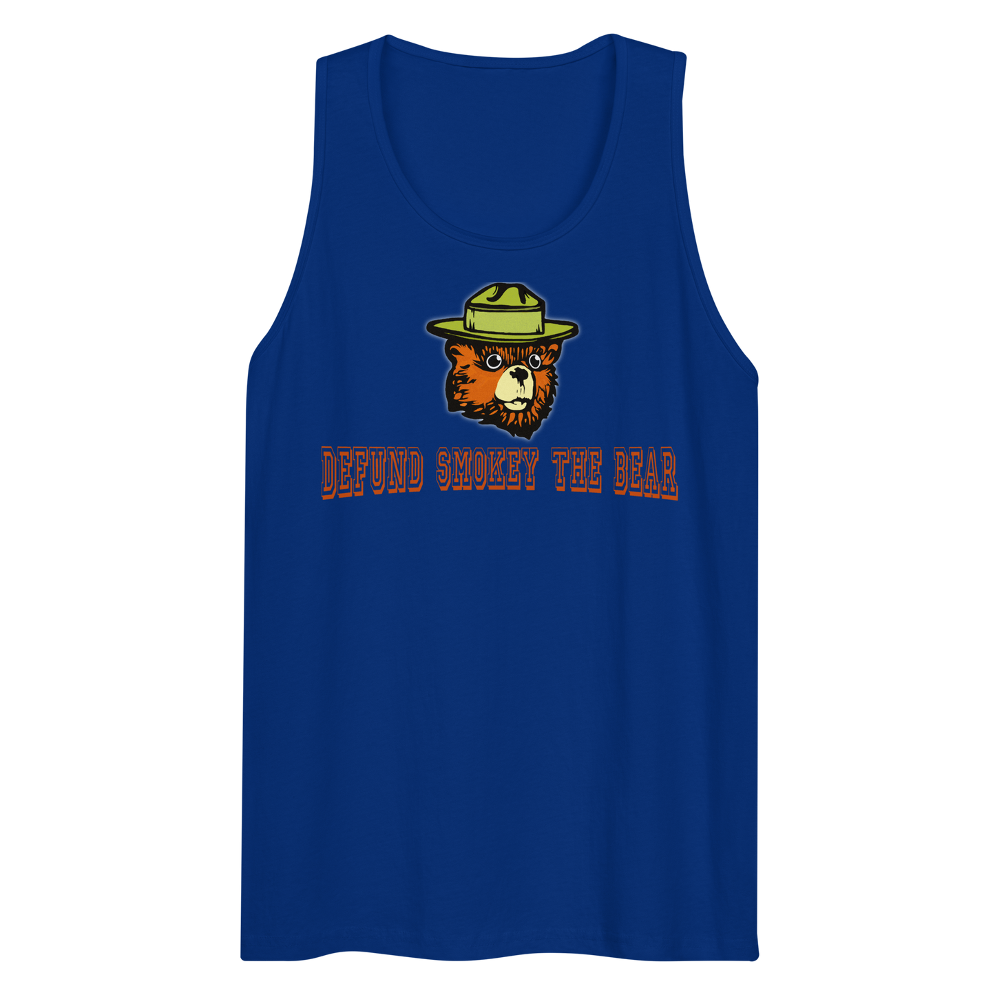 Defund Smokey Bear Tank Top