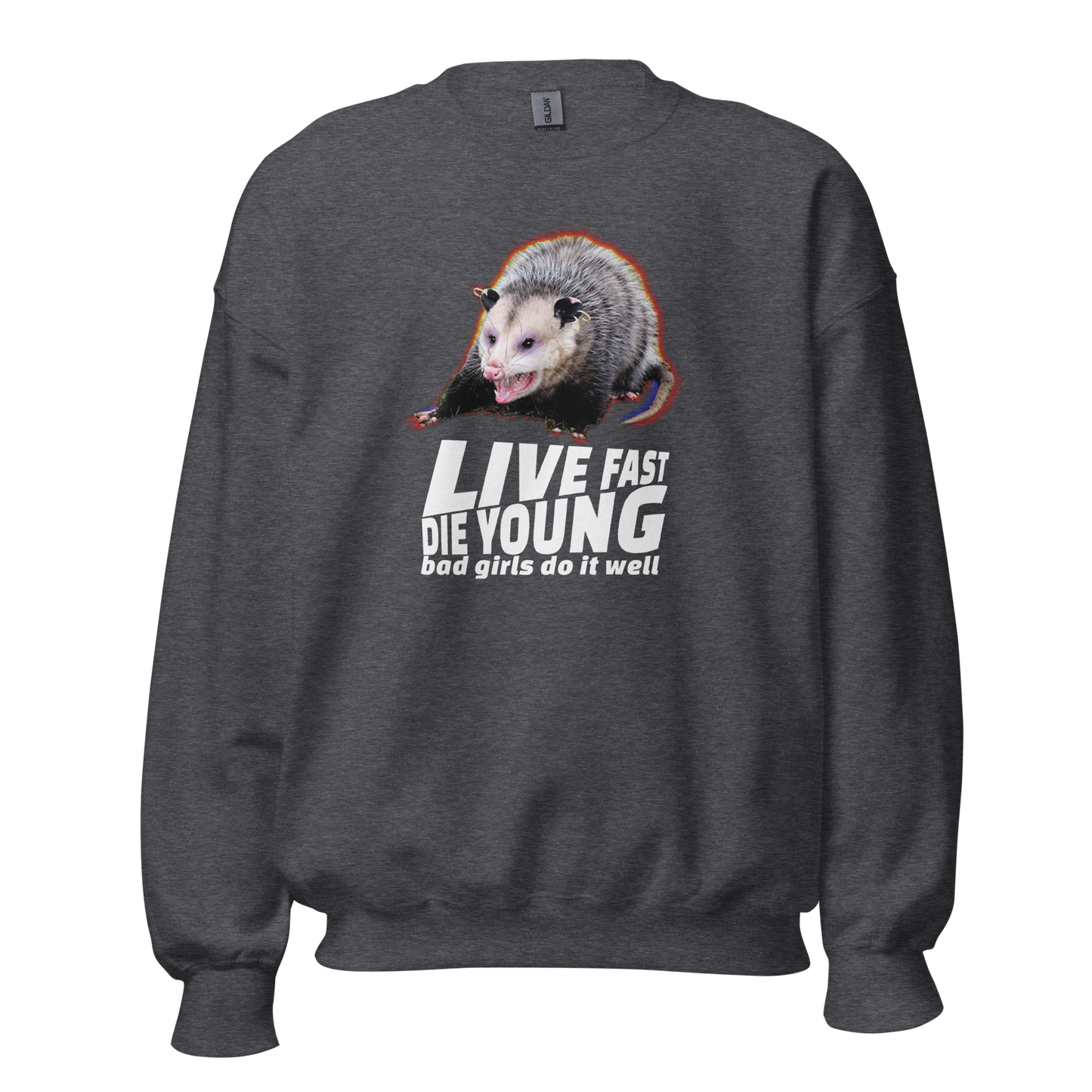 Live Fast, Die Young Crew Neck