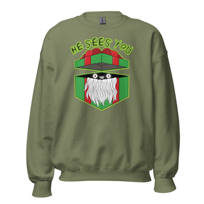 He Sees You Crew Neck
