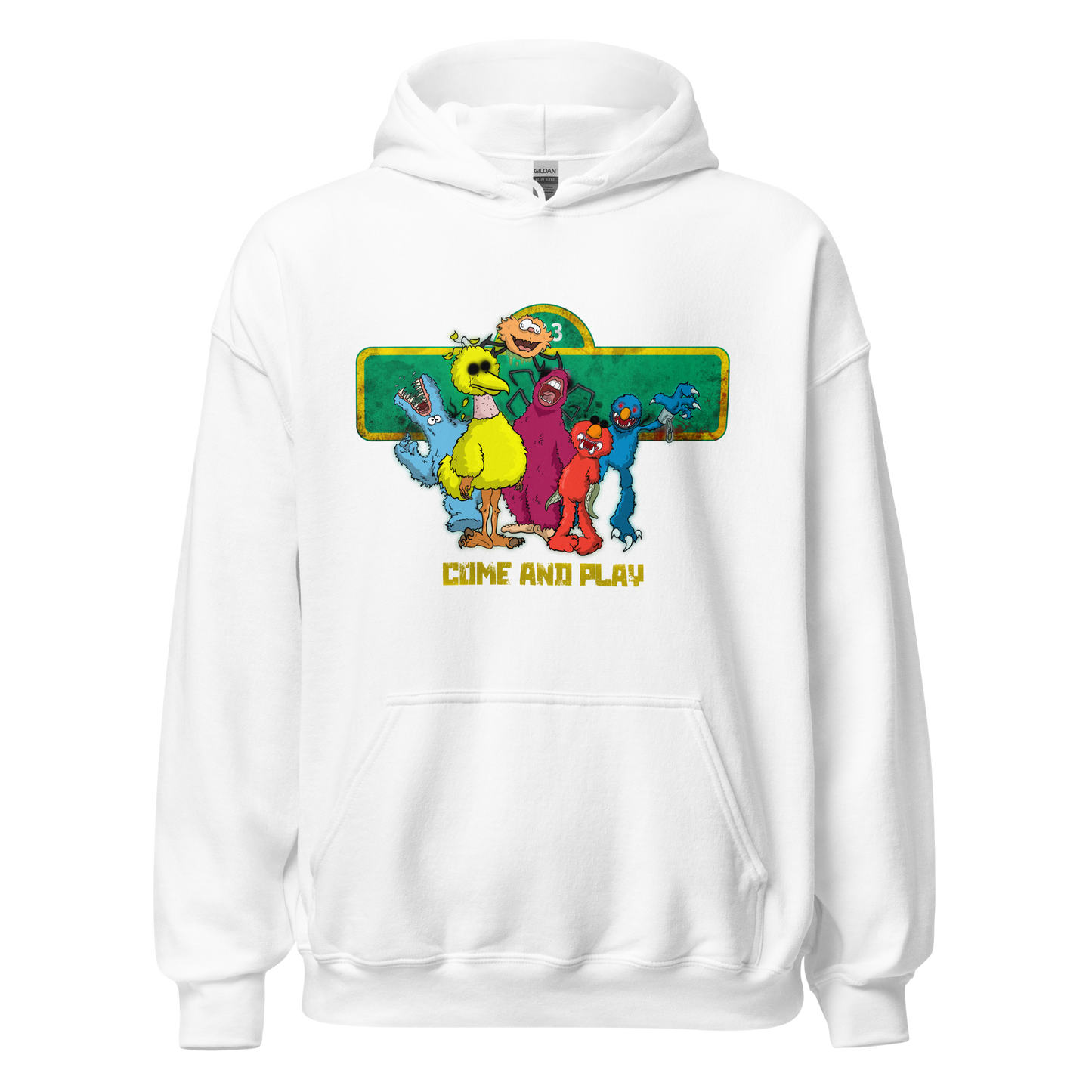 Cursed Sesame Street Hoodie